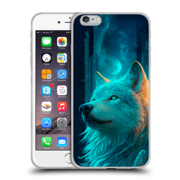 Силиконовый чехол на Iphone 6 Plus/6s Plus с принтом бабочки саккура Силиконовый чехол на Iphone 6 Plus/6s Plus с принтом бабочки саккура