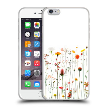 Силиконовый чехол на Iphone 6 Plus/6s Plus с принтом цветы Силиконовый чехол на Iphone 6 Plus/6s Plus с принтом цветы