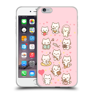 Силиконовый чехол на Iphone 6 Plus/6s Plus с принтом Hello Kitty Хелоу Кити Силиконовый чехол на Iphone 6 Plus/6s Plus с принтом Hello Kitty Хелоу Кити