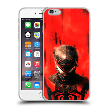 Силиконовый чехол на Iphone 6 Plus/6s Plus с принтом человек паук spiderman Силиконовый чехол на Iphone 6 Plus/6s Plus с принтом человек паук spiderman