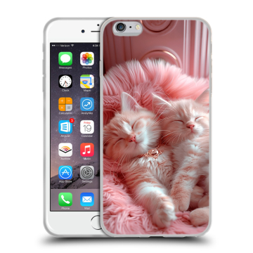 Силиконовый чехол на Iphone 6 Plus/6s Plus с принтом котята котики Силиконовый чехол на Iphone 6 Plus/6s Plus с принтом котята котики
