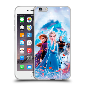 Силиконовый чехол на Iphone 6 Plus/6s Plus с принтом Холодное сердце Frozen Силиконовый чехол на Iphone 6 Plus/6s Plus с принтом Холодное сердце Frozen