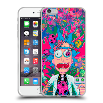 Силиконовый чехол на Iphone 6 Plus/6s Plus с принтом Рик и Морти Rick Morty Силиконовый чехол на Iphone 6 Plus/6s Plus с принтом Рик и Морти Rick Morty