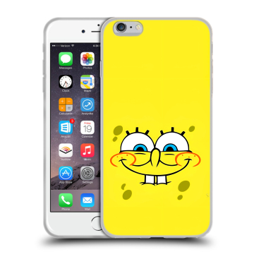 Силиконовый чехол на Iphone 6 Plus/6s Plus с принтом спанчбоб спанч боб Силиконовый чехол на Iphone 6 Plus/6s Plus с принтом спанчбоб спанч боб