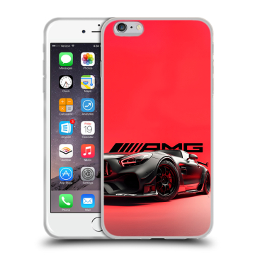 Силиконовый чехол на Iphone 6 Plus/6s Plus с принтом Мерседес Mercedes AMG Силиконовый чехол на Iphone 6 Plus/6s Plus с принтом Мерседес Mercedes AMG