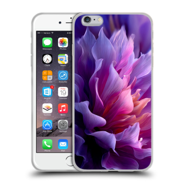 Силиконовый чехол на Iphone 6 Plus/6s Plus с принтом женский цветы