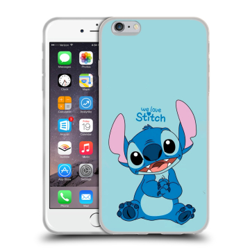 Силиконовый чехол на Iphone 6 Plus/6s Plus с принтом Лило и Стич Силиконовый чехол на Iphone 6 Plus/6s Plus с принтом Лило и Стич