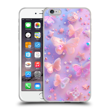 Силиконовый чехол на Iphone 6 Plus/6s Plus с принтом Бабочки Силиконовый чехол на Iphone 6 Plus/6s Plus с принтом Бабочки