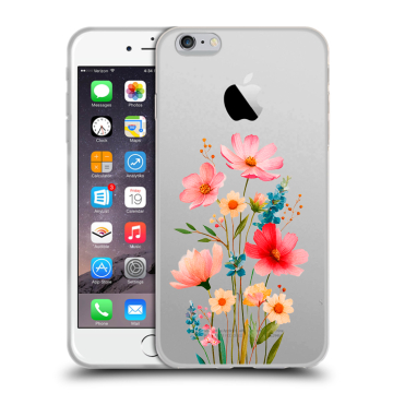 Силиконовый чехол на Iphone 6 Plus/6s Plus с принтом Цветы Силиконовый чехол на Iphone 6 Plus/6s Plus с принтом Цветы