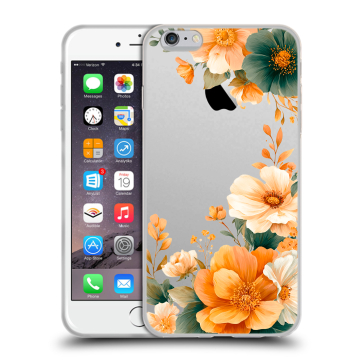Силиконовый чехол на Iphone 6 Plus/6s Plus с принтом Цветы принт Силиконовый чехол на Iphone 6 Plus/6s Plus с принтом Цветы принт