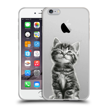 Силиконовый чехол на Iphone 6 Plus/6s Plus с принтом Котенок Силиконовый чехол на Iphone 6 Plus/6s Plus с принтом Котенок