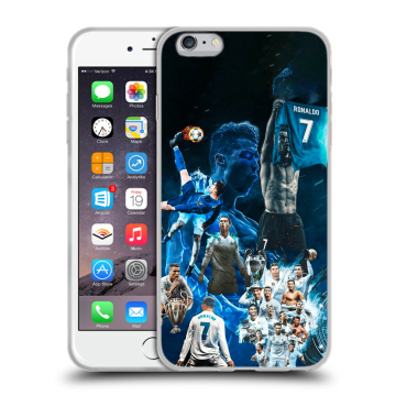 Силиконовый чехол на Iphone 6 Plus/6s Plus с принтом Реал Роналдо Силиконовый чехол на Iphone 6 Plus/6s Plus с принтом Реал Роналдо