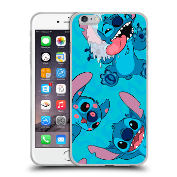 Силиконовый чехол на Iphone 6 Plus/6s Plus с принтом Лило и Стич Силиконовый чехол на Iphone 6 Plus/6s Plus с принтом Лило и Стич