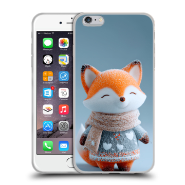 Силиконовый чехол на Iphone 6 Plus/6s Plus с принтом Лиса Силиконовый чехол на Iphone 6 Plus/6s Plus с принтом Лиса