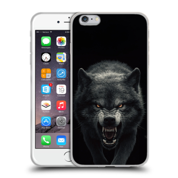 Силиконовый чехол на Iphone 6 Plus/6s Plus с принтом Волк Силиконовый чехол на Iphone 6 Plus/6s Plus с принтом Волк