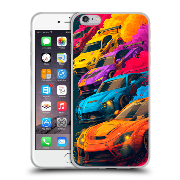 Силиконовый чехол на Iphone 6 Plus/6s Plus с принтом Тачки Силиконовый чехол на Iphone 6 Plus/6s Plus с принтом Тачки