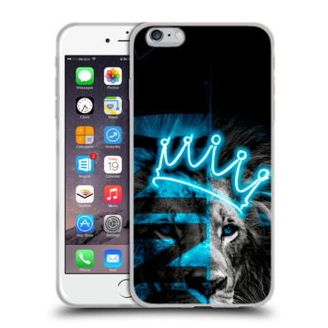 Силиконовый чехол на Iphone 6 Plus/6s Plus с принтом Король лев