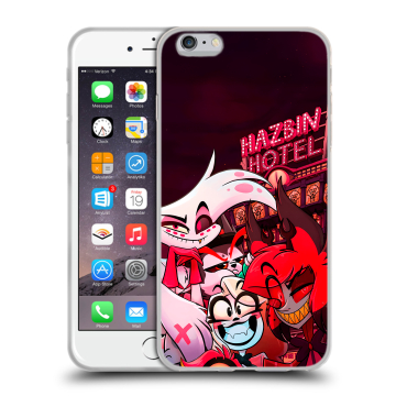 Силиконовый чехол на Iphone 6 Plus/6s Plus с принтом Hazbin Hotel Отель Хазбин Силиконовый чехол на Iphone 6 Plus/6s Plus с принтом Hazbin Hotel Отель Хазбин