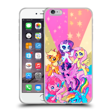 Силиконовый чехол на Iphone 6 Plus/6s Plus с принтом My little pony Дружба чудо