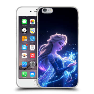 Силиконовый чехол на Iphone 6 Plus/6s Plus с принтом Холодное сердце Frozen Силиконовый чехол на Iphone 6 Plus/6s Plus с принтом Холодное сердце Frozen