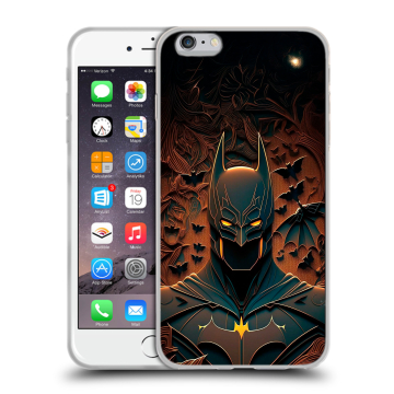 Силиконовый чехол на Iphone 6 Plus/6s Plus с принтом Batman Бэтмен