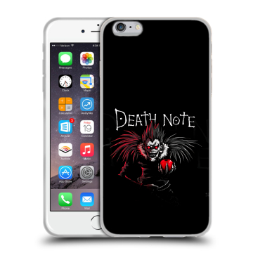 Силиконовый чехол на Iphone 6 Plus/6s Plus с принтом Death note Тетрадь смерти Силиконовый чехол на Iphone 6 Plus/6s Plus с принтом Death note Тетрадь смерти