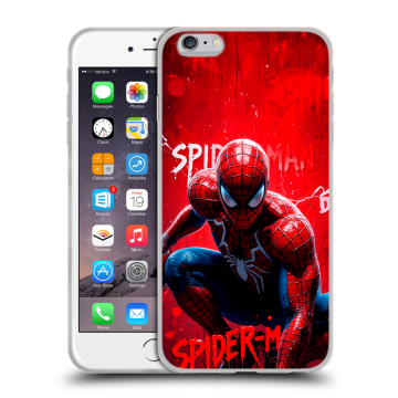 Силиконовый чехол на Iphone 6 Plus/6s Plus с принтом Spiderman Человек паук Силиконовый чехол на Iphone 6 Plus/6s Plus с принтом Spiderman Человек паук
