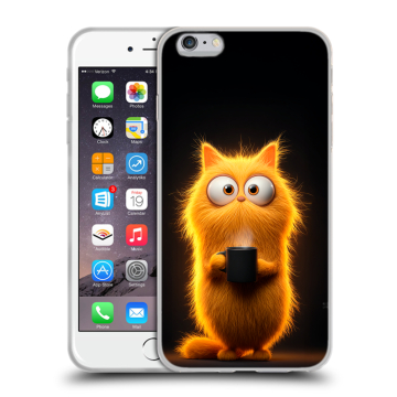 Силиконовый чехол на Iphone 6 Plus/6s Plus с принтом Смешной кот Силиконовый чехол на Iphone 6 Plus/6s Plus с принтом Смешной кот