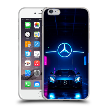 Силиконовый чехол на Iphone 6 Plus/6s Plus с принтом Mercedes Мерседес Силиконовый чехол на Iphone 6 Plus/6s Plus с принтом Mercedes Мерседес