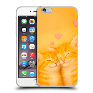Силиконовый чехол на Iphone 6 Plus/6s Plus с принтом Милые котята Силиконовый чехол на Iphone 6 Plus/6s Plus с принтом Милые котята