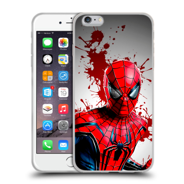 Силиконовый чехол на Iphone 6 Plus/6s Plus с принтом Spiderman Человек паук Силиконовый чехол на Iphone 6 Plus/6s Plus с принтом Spiderman Человек паук