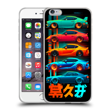 Силиконовый чехол на Iphone 6 Plus/6s Plus с принтом машины тачки