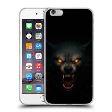 Силиконовый чехол на Iphone 6 Plus/6s Plus с принтом Волк