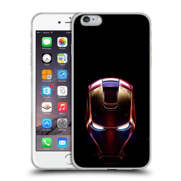 Силиконовый чехол на Iphone 6 Plus/6s Plus с принтом IronMan Железный человек Силиконовый чехол на Iphone 6 Plus/6s Plus с принтом IronMan Железный человек