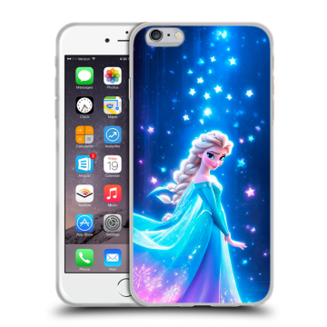 Силиконовый чехол на Iphone 6 Plus/6s Plus с принтом Холодное сердце Frozen Силиконовый чехол на Iphone 6 Plus/6s Plus с принтом Холодное сердце Frozen