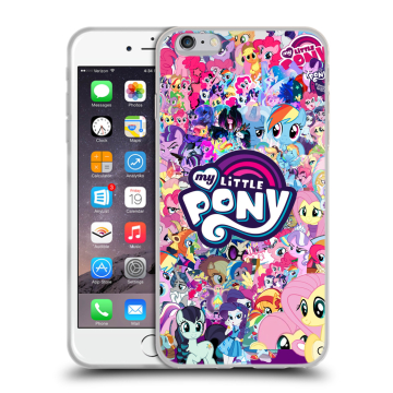 Силиконовый чехол на Iphone 6 Plus/6s Plus с принтом My little pony Дружба чудо Силиконовый чехол на Iphone 6 Plus/6s Plus с принтом My little pony Дружба чудо