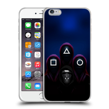 Силиконовый чехол на Iphone 6 Plus/6s Plus с принтом Игра Кальмара
