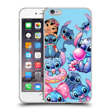 Силиконовый чехол на Iphone 6 Plus/6s Plus с принтом Лило и Стич Силиконовый чехол на Iphone 6 Plus/6s Plus с принтом Лило и Стич