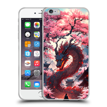 Силиконовый чехол на Iphone 6 Plus/6s Plus с принтом Дракон Японский Силиконовый чехол на Iphone 6 Plus/6s Plus с принтом Дракон Японский