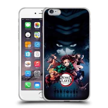 Силиконовый чехол на Iphone 6 Plus/6s Plus с принтом Demon Slayer Клинок рассекающий демонов Силиконовый чехол на Iphone 6 Plus/6s Plus с принтом Demon Slayer Клинок рассекающий демонов