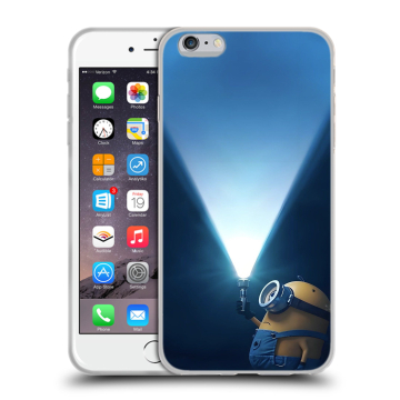 Силиконовый чехол на Iphone 6 Plus/6s Plus с принтом Миньоны Силиконовый чехол на Iphone 6 Plus/6s Plus с принтом Миньоны
