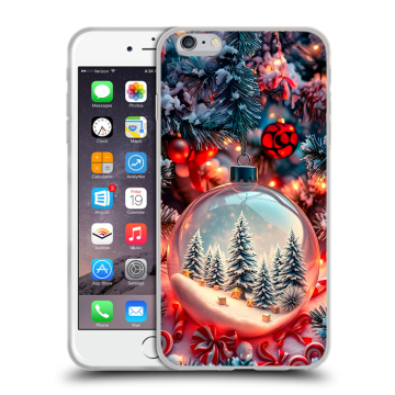 Силиконовый чехол на Iphone 6 Plus/6s Plus с принтом Новый год