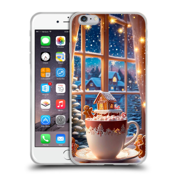 Силиконовый чехол на Iphone 6 Plus/6s Plus с принтом Новый год