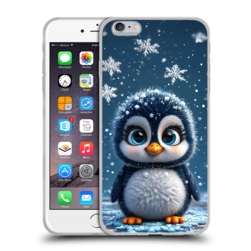 Силиконовый чехол на Iphone 6 Plus/6s Plus с принтом Новый год