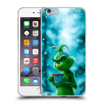 Силиконовый чехол на Iphone 6 Plus/6s Plus с принтом Новый год гринч