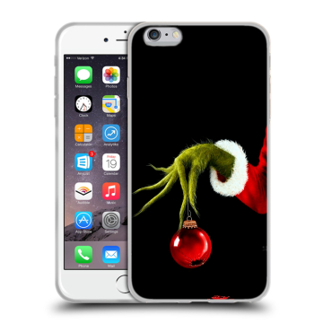 Силиконовый чехол на Iphone 6 Plus/6s Plus с принтом Новый год Гринч