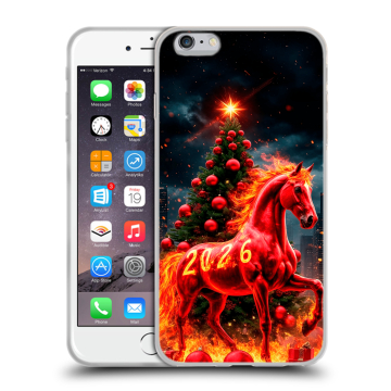 Силиконовый чехол на Iphone 6 Plus/6s Plus с принтом Новый год