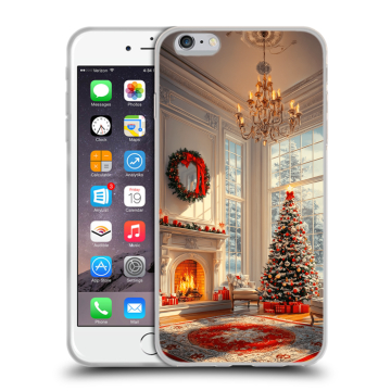 Силиконовый чехол на Iphone 6 Plus/6s Plus с принтом Новый год