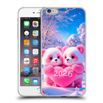 Силиконовый чехол на Iphone 6 Plus/6s Plus с принтом Новый год