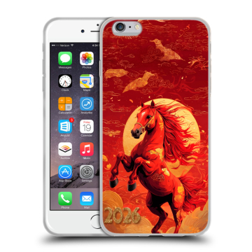 Силиконовый чехол на Iphone 6 Plus/6s Plus с принтом Новый год